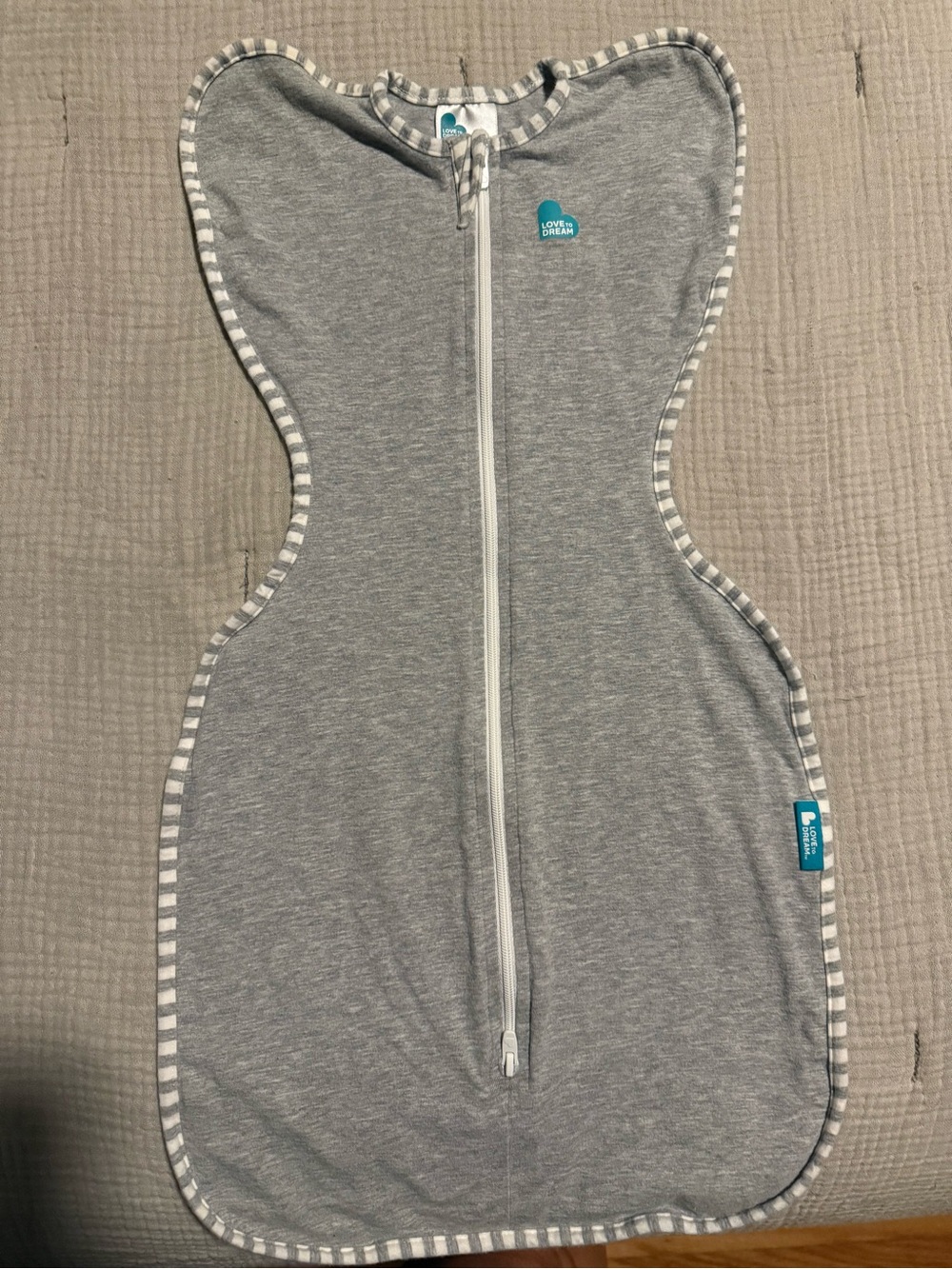Love to Dream Grey Swaddle - size S